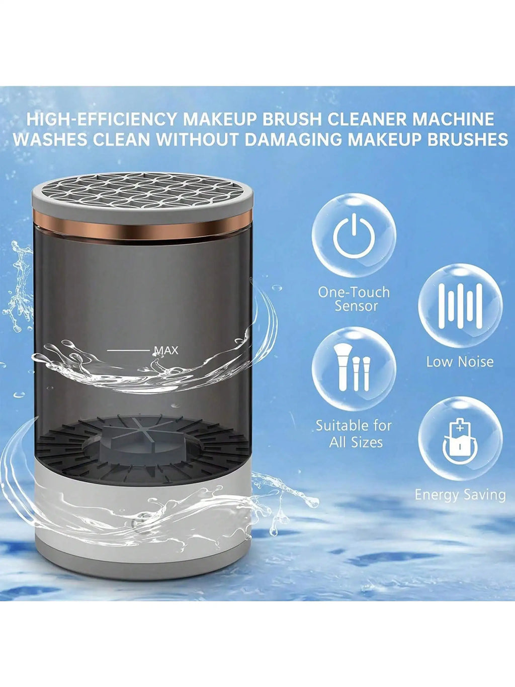 KIAARA -  USB Plug Portable Electric Makeup Brush Cleaner